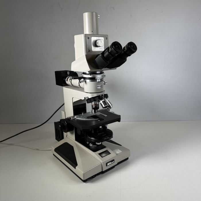 Nikon Optiphot Microscope Tri-nocular Transmitted & Reflected Light DIC